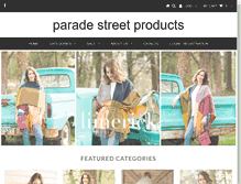 Tablet Screenshot of paradestreetproducts.com